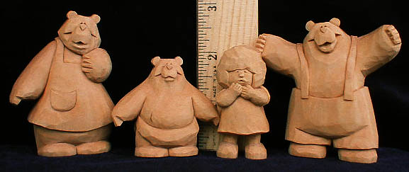 the three bears and goldilocks