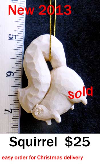 squirrel christmas ornaments